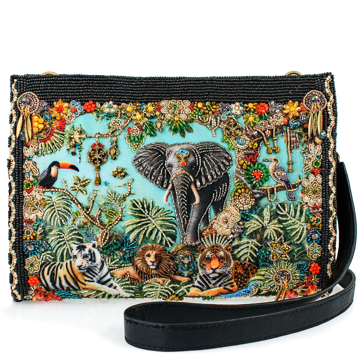 Wild Kingdom Crossbody Handbag beaded - 1