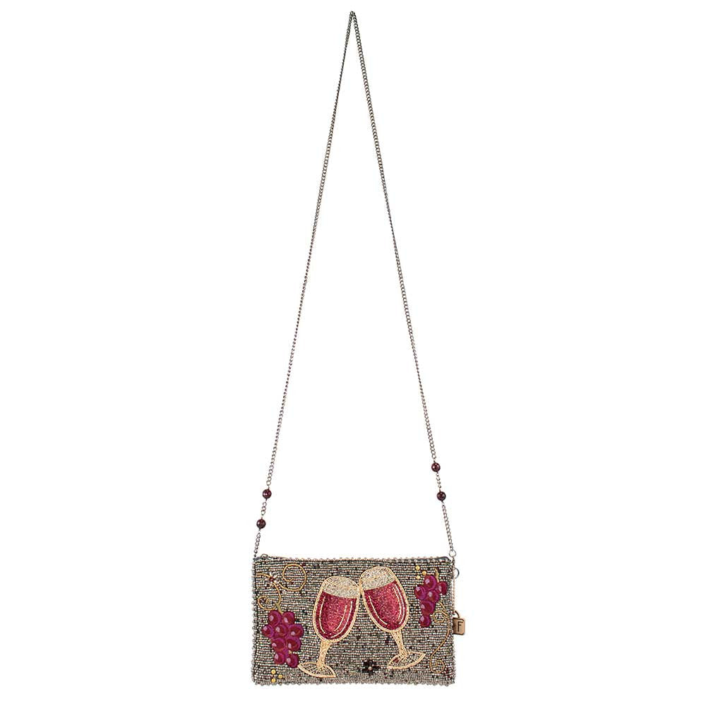 Wine Tasting Crossbody Phone Bag beaded - 6