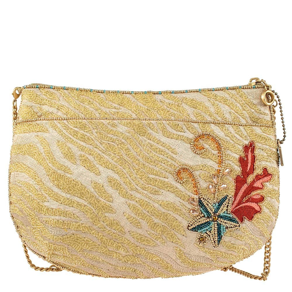 Sail Boulogne Canvas Floral chain bag Underarm Croissant Bag women