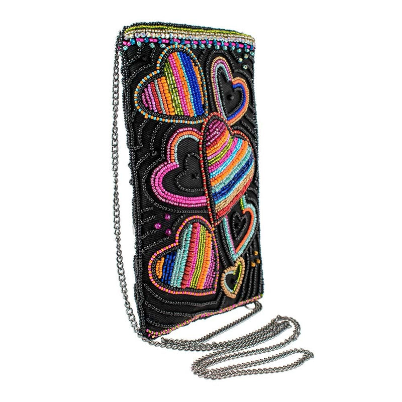 Heart Burst Beaded Crossbody Phone Bag - Mary Frances – Mary Frances  Accessories