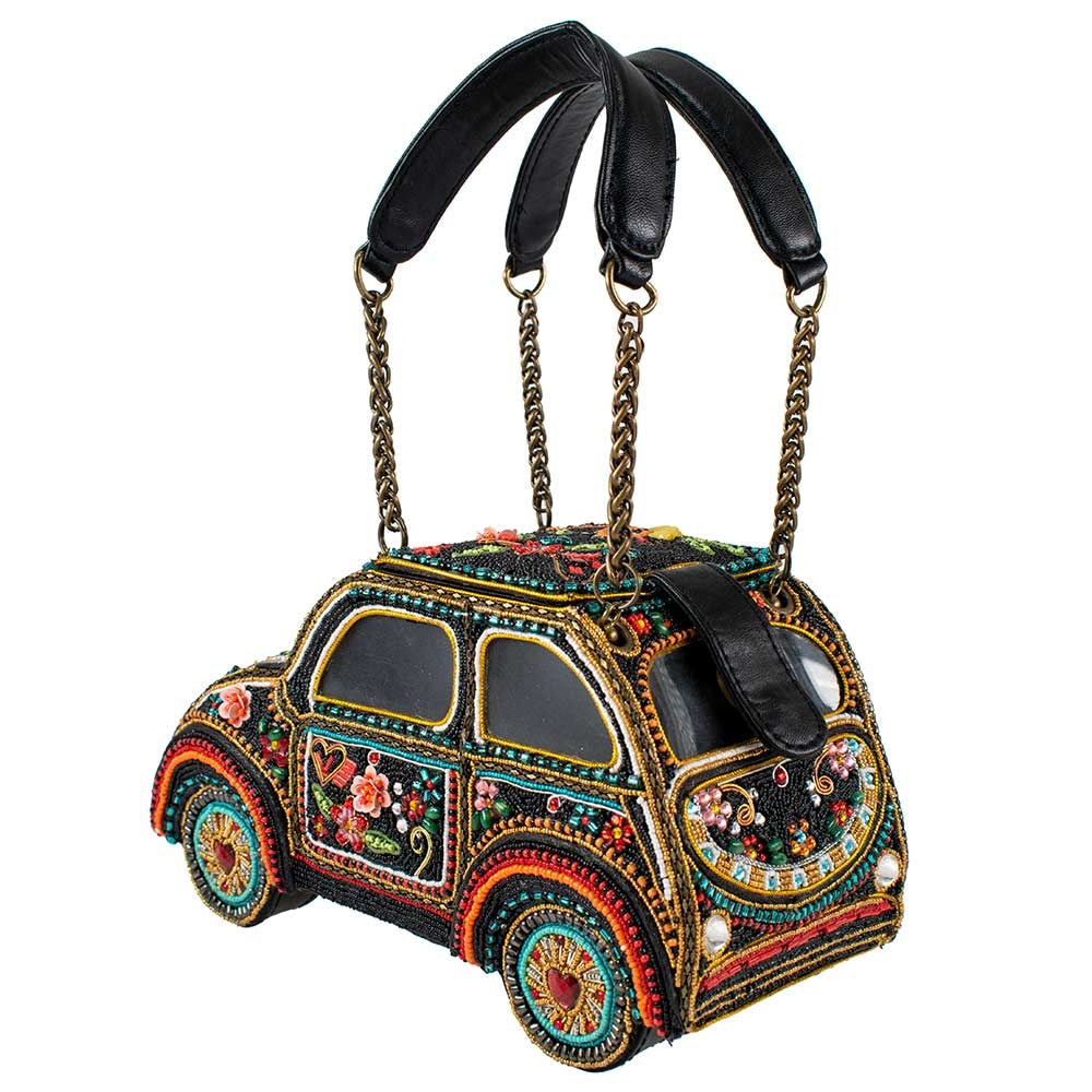 Day Trip Beaded Top Handle Car Handbag - Mary Frances